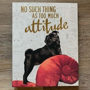 Studio Demdaco Pug Wall Decor #attitude